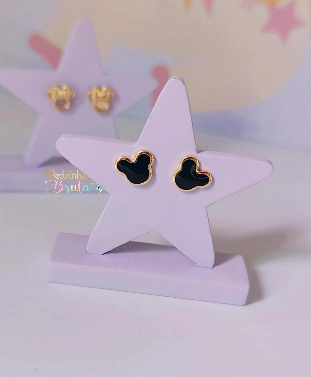 Brinco Minnie Esmaltado