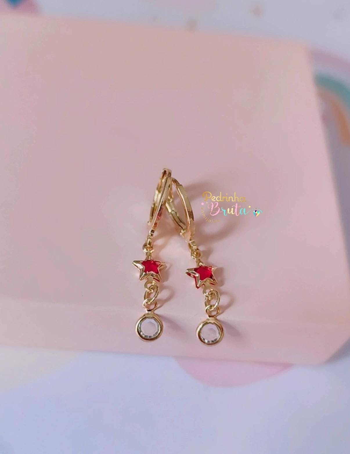 Argolinha Estrelinha Vermelha